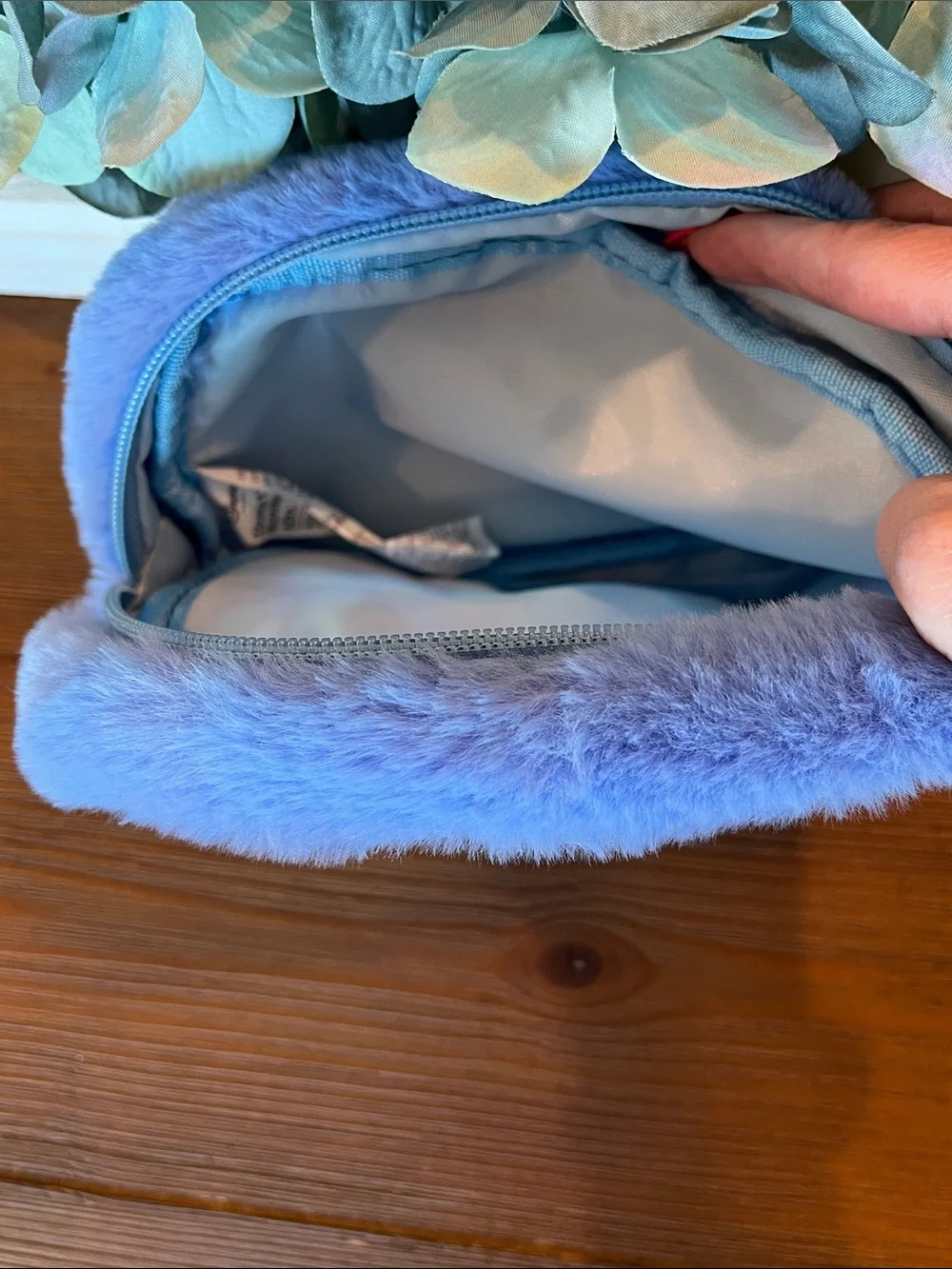 NWT Stitch Plush Glitter Pouch, BlindBox Stitch Figure,Stitch Lipgloss keychain